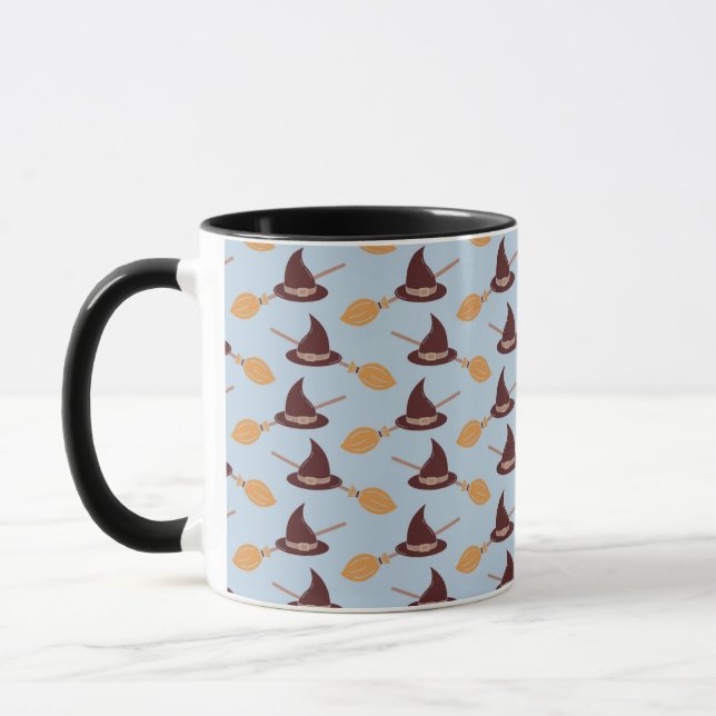Taza Mug de Halloween con motivos de Gorra y porras de  (Izquierda)