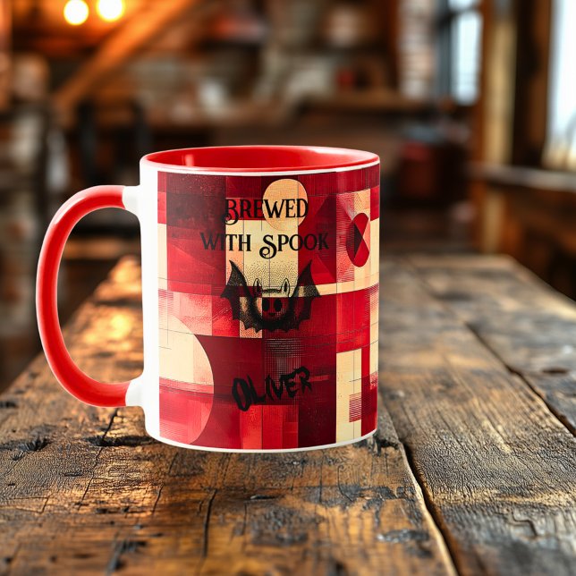 Taza Mug de Halloween - Murciélago espeluznante hecho c (Subido por el creador)