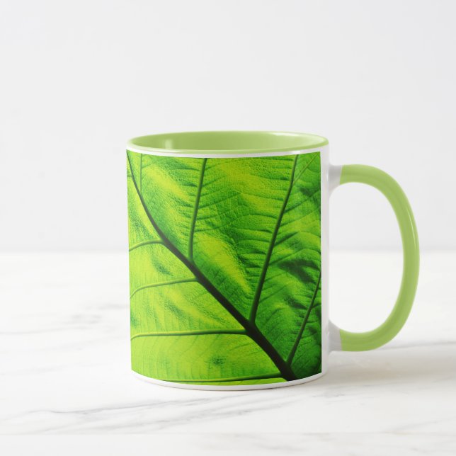 Taza Mug de hoja verde (Derecha)