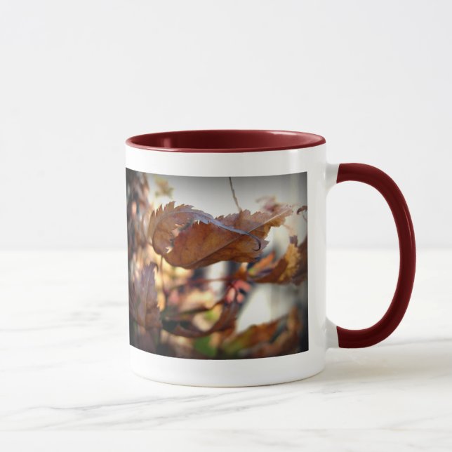 Taza Mug de hojas de otoño (Derecha)