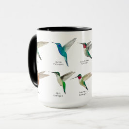 Taza Mug de Hummingbirds Norteamericano