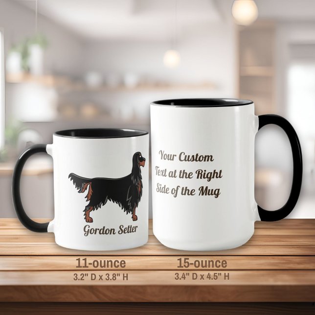 Taza Mug de iconos de Gordon Setter (Subido por el creador)