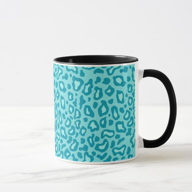 Taza Mug de impresión de leopardo retro (Derecha)