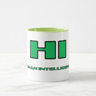Taza Mug de inteligencia humana