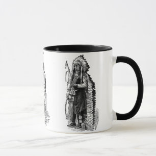 Taza Mug de jefes indios