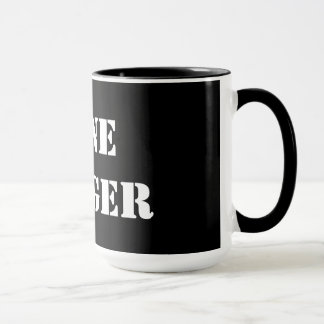 Taza Mug de jengibre negro solitario de 15 oz