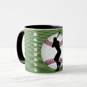 Taza Mug de jugador de béisbol con su nombre