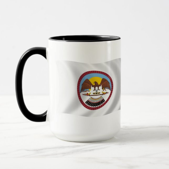Taza Mug de la bandera de la tribu Ute (Izquierda)