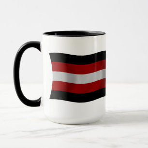 Taza Mug de la bandera del satanismo