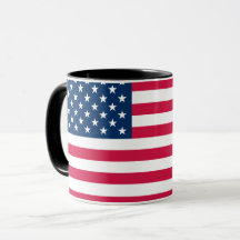 Mug de la bandera estadounidense