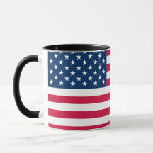 Mug de la bandera estadounidense