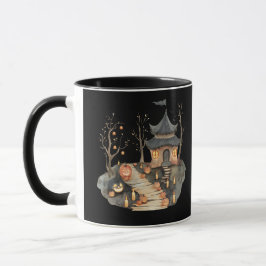 Taza Mug de la casa de Halloween