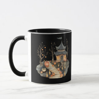 Taza Mug de la casa de Halloween
