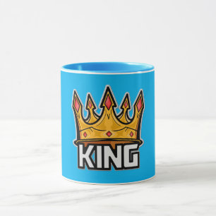 Taza Mug de la corona del rey elegante