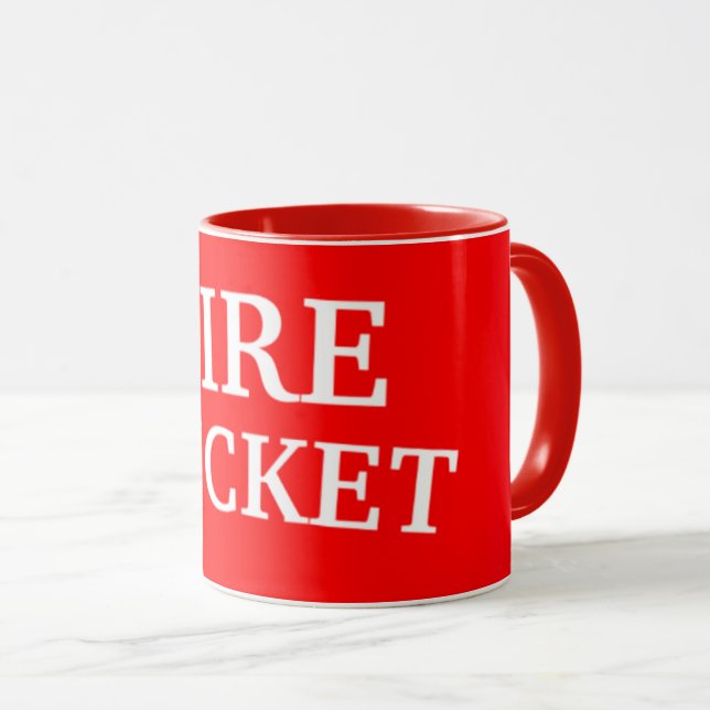 Taza Mug. DE LA CULPA DE INCENDIO (Anverso derecho)