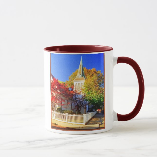 Taza Mug de la Iglesia del Otoño (Derecha)