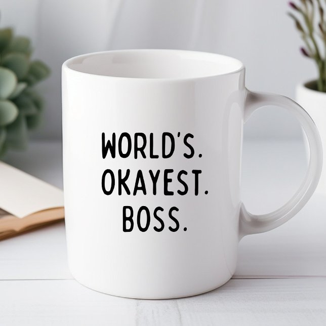 Taza Mug de la oficina más graciosa del jefe del mundo (Subido por el creador)
