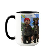 Mug de la tripulación pirata