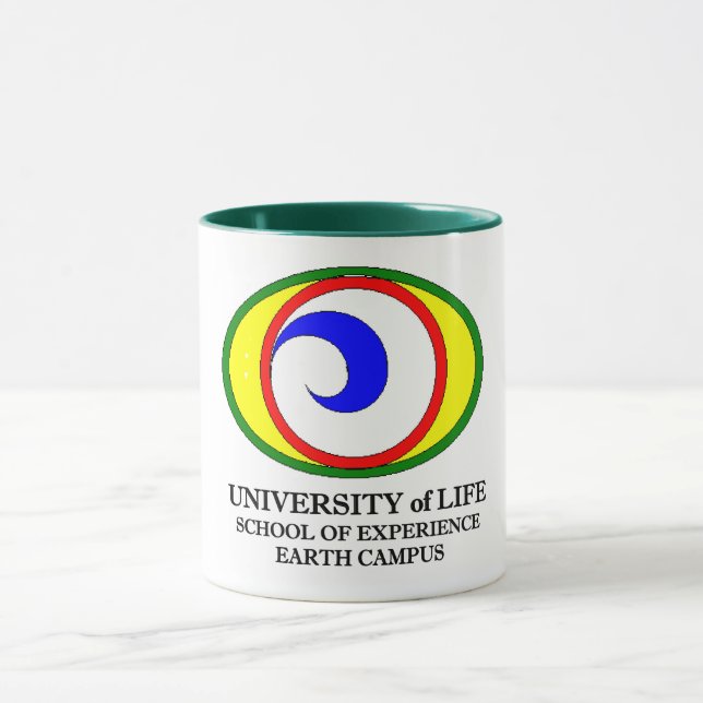Taza Mug de la Universidad de la Vida (Centro)