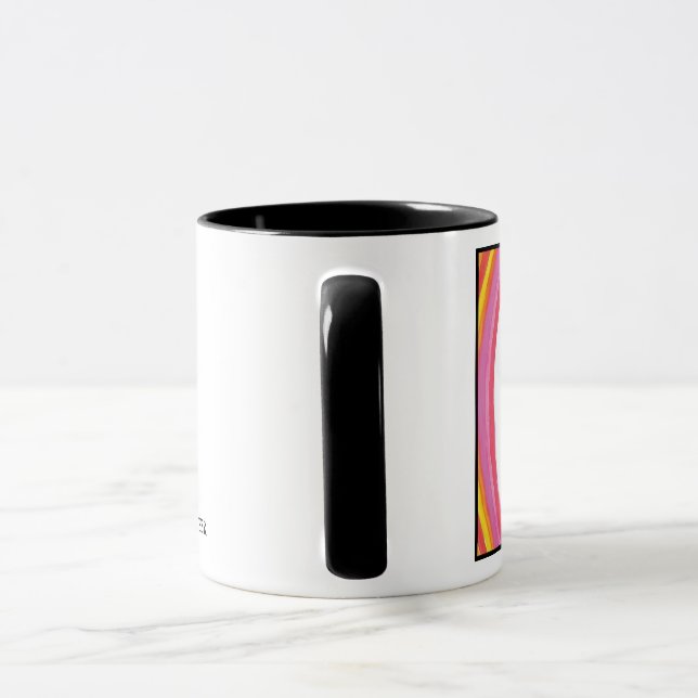 Taza Mug. de lana de vintage (Asa)