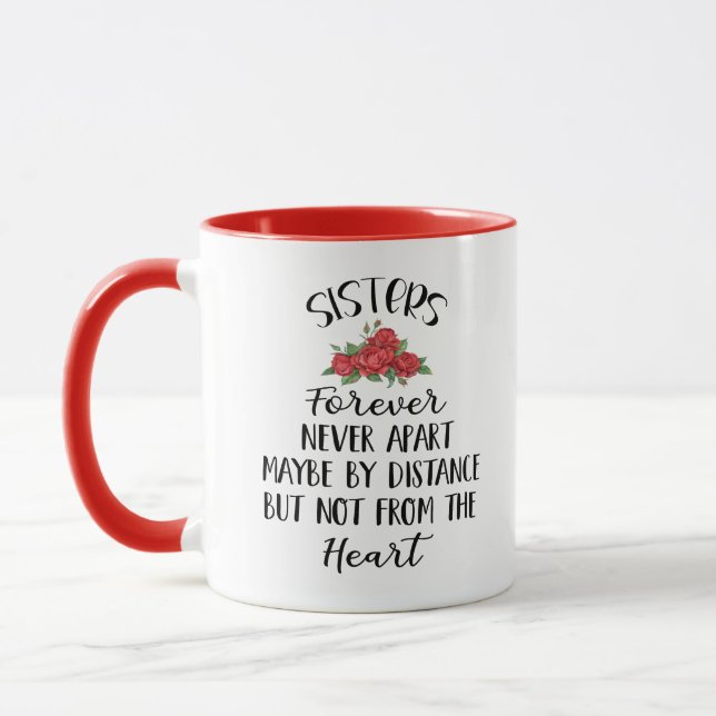 Taza Mug de larga distancia, hermana - Hermanas para si (Izquierda)