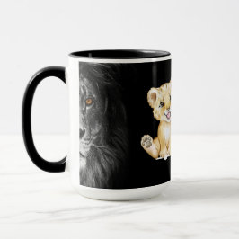 Taza Mug de león bebé - De cubo a rey
