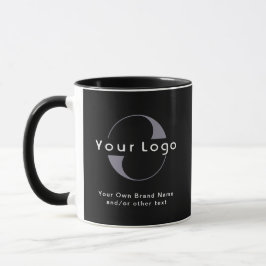 Taza Mug de logotipo de negocios mínimo simple y modern