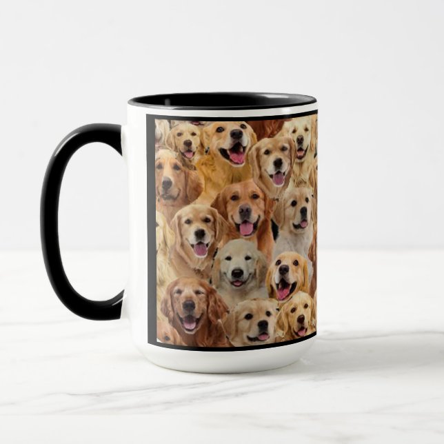 Taza Mug de los recuperadores dorados (Izquierda)