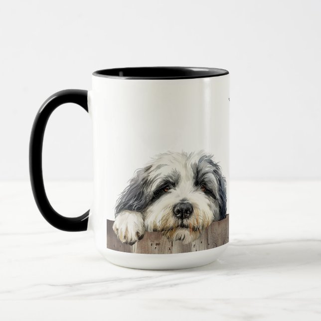 Taza Mug de Lowland Sheepdog polaco (Izquierda)