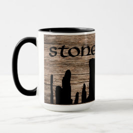 Taza Mug de "madera" perturbada por Stone Hugger