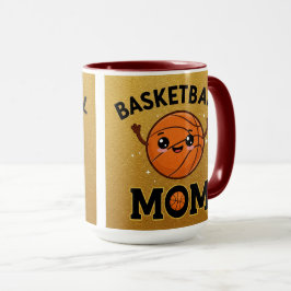 Taza Mug de mamá de baloncesto