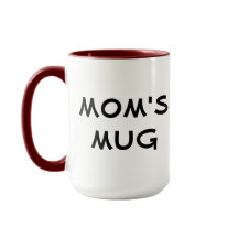 Mug de mamá, tazón de café de papá