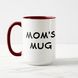 Taza Mug de mamá, tazón de café de papá
