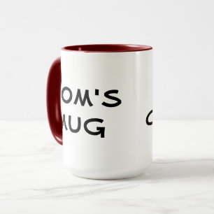 Taza Mug de mamá, tazón de café de papá