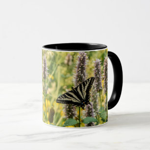 Taza Mug de mariposa de cola de cerda pálida