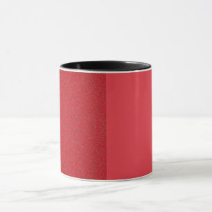 Taza Mug de media textura roja de tomate - Personalizab