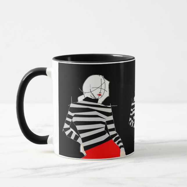 Taza Mug de moda de arte pop (Izquierda)