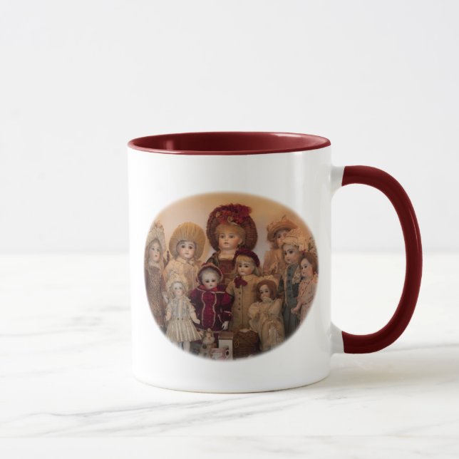 Taza Mug de muñecas y amigos franceses (Derecha)