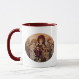 Taza Mug de muñecas y amigos franceses