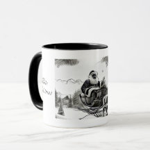 Mug de Navidades blancos de Santa