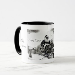 Taza Mug de Navidades blancos de Santa