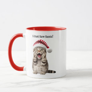 Taza Mug. de Navidades de gatos caprichosos