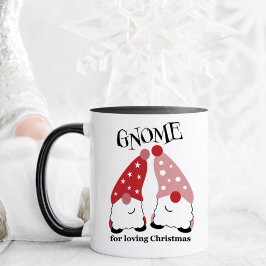 Taza Mug de Navidades de Gnomes Cute (Rojo)