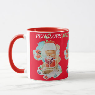 TAZA MUG DE NAVIDADES DE NIÑOS PERSONALIZADOS