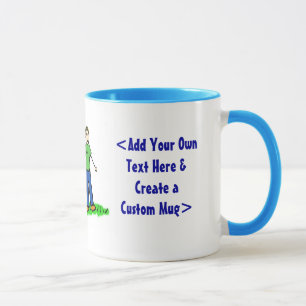 Taza Mug de niñas pequeñas de papá (rubio)