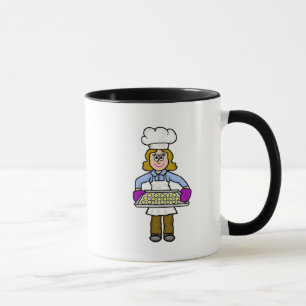 Taza Mug De Nombre Personalizado De Baker Femenino