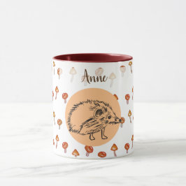 Taza Mug de nombre personalizado de edgehog