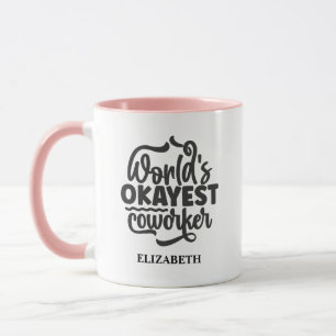 Taza Mug de nombre personalizado "El compañero de traba
