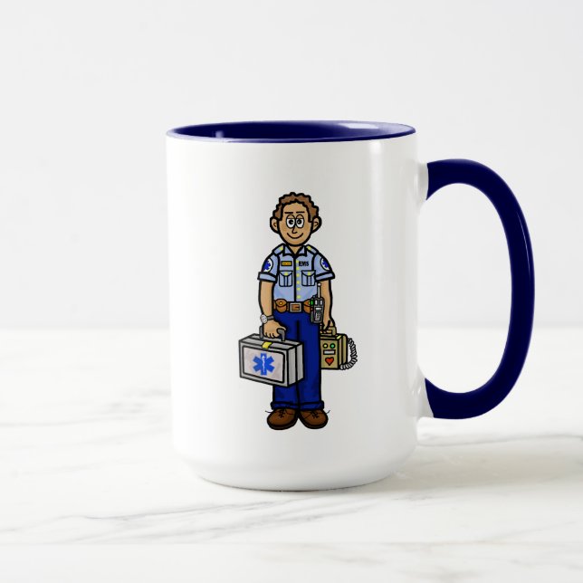 Taza Mug de nombre personalizado EMS masculino (Derecha)