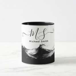 Taza Mug de onda negra personalizada - Personalizado ar